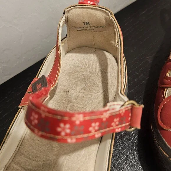 Mary Jane, Vegan Upper, Red JBU by Jambu Wildflower Encore size 7M - Picture 10 of 15